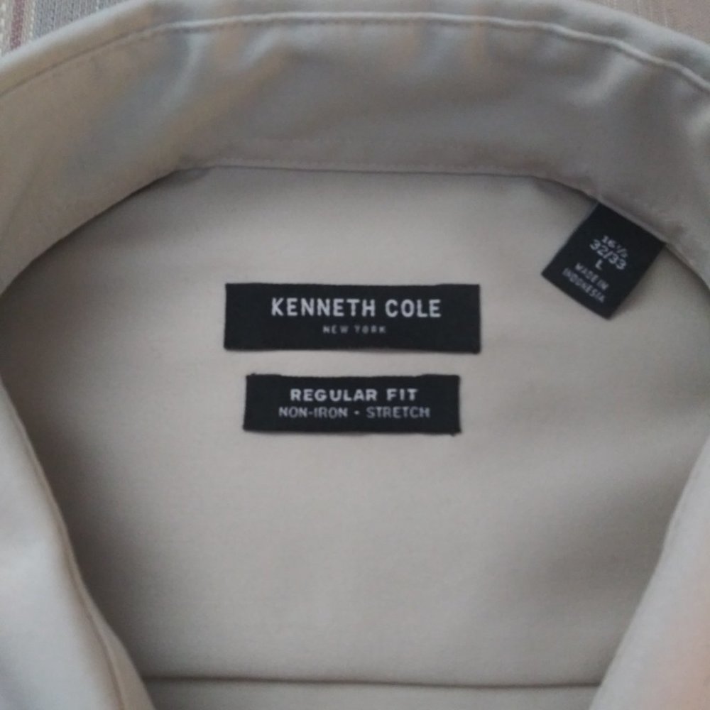 Kenneth Cole  New York Men's Dress Shirt Non-Iron - Picture 4 of 9